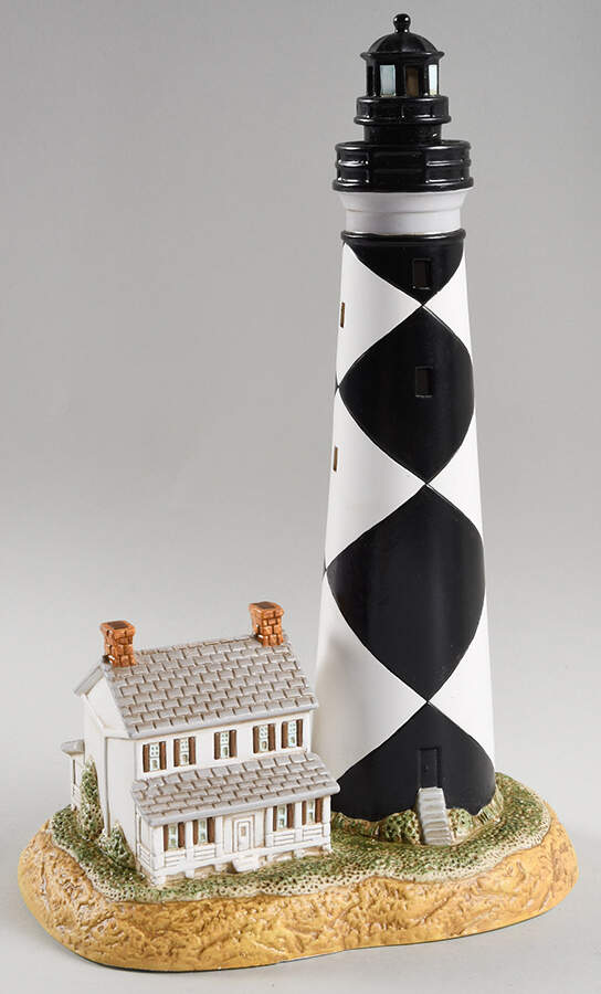 Atlantic Region Lighthouse  Cape Lookout, Nc - Boxed by Lefton-1