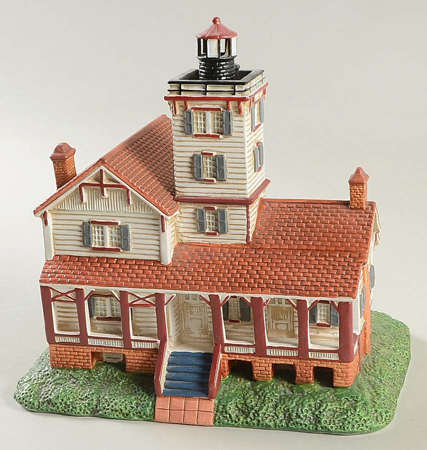 Atlantic Region Lighthouse  Hereford Inlet, Nj - Boxed by Lefton-1
