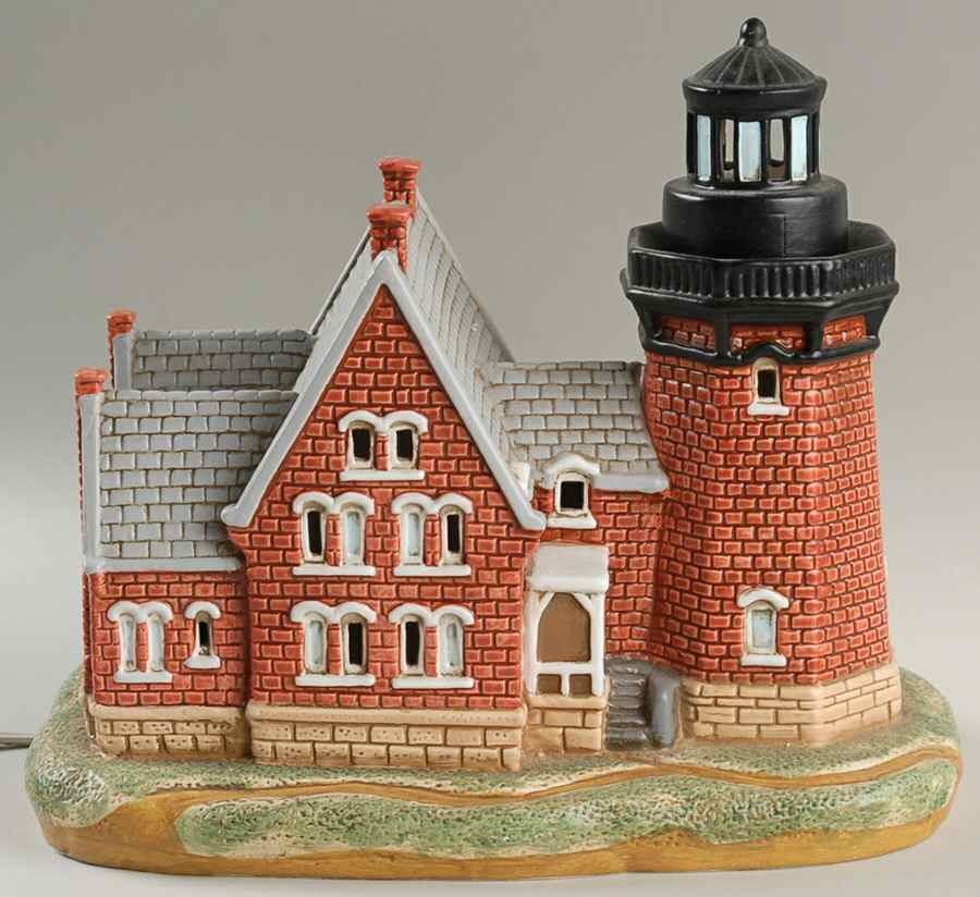 Atlantic Region Lighthouse  Southeast-Block Island, Ri - Boxed by Lefton-1