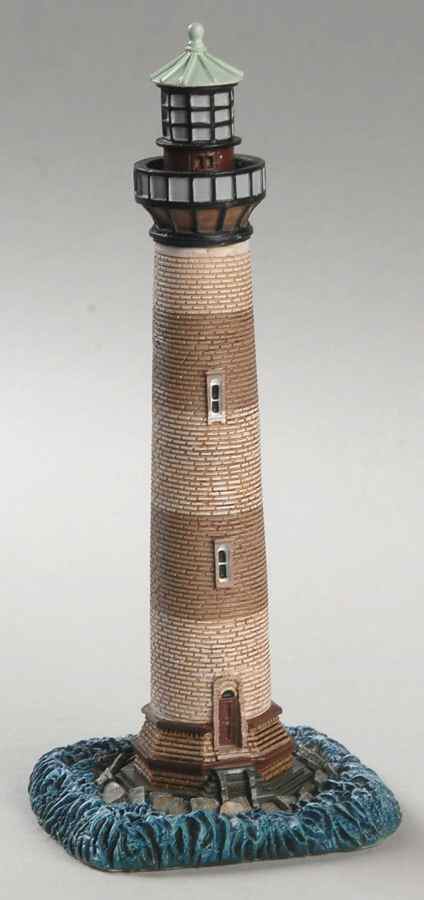 Southern Region Miniature Lighthouses Morris Island, Sc - No Box by Lefton-1
