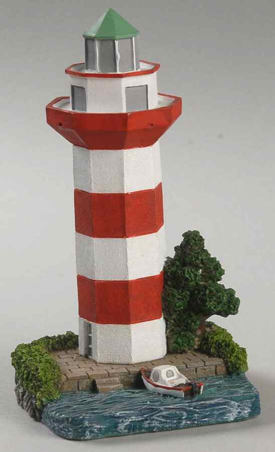 Southern Region Miniature Lighthouses Harbour Town, Sc - Boxed by Lefton-1