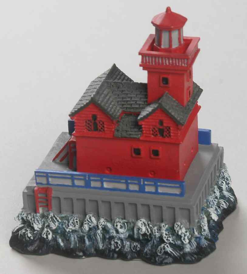 Great Lakes Miniature Lighthouses Holland Harbor, Mi - No Box by Lefton-1