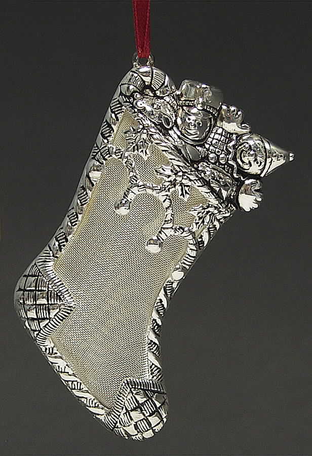 Mesh Christmas Ornament Holiday Stocking - No Box by Lenox-1