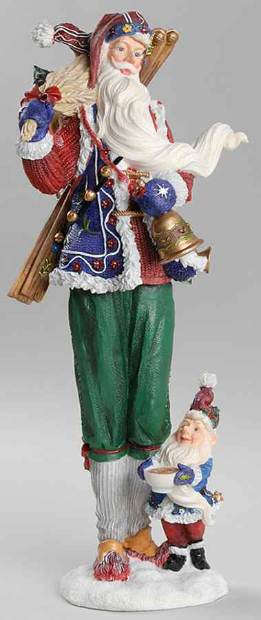 Pencil Santa Collection Julesvenn Norweigian Santa  - Boxed by Lenox-1