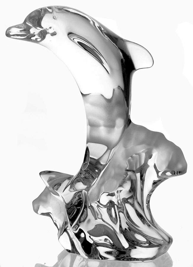 Crystal Animals Wave Dancer-Dolphin - No Box by Lenox-1