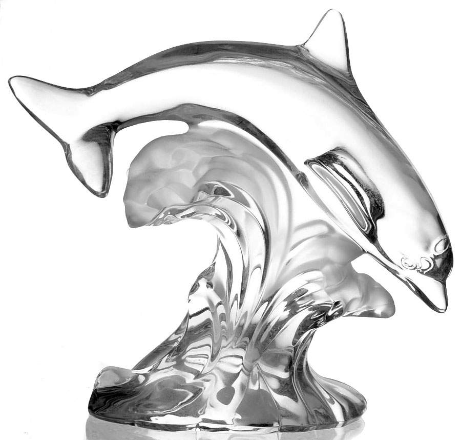 Crystal Animals Radiant Dolphin - With Box by Lenox-1
