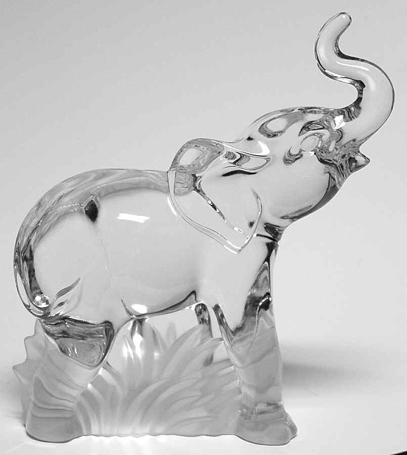 Crystal Animals Elephant Standing - Boxed by Lenox-1