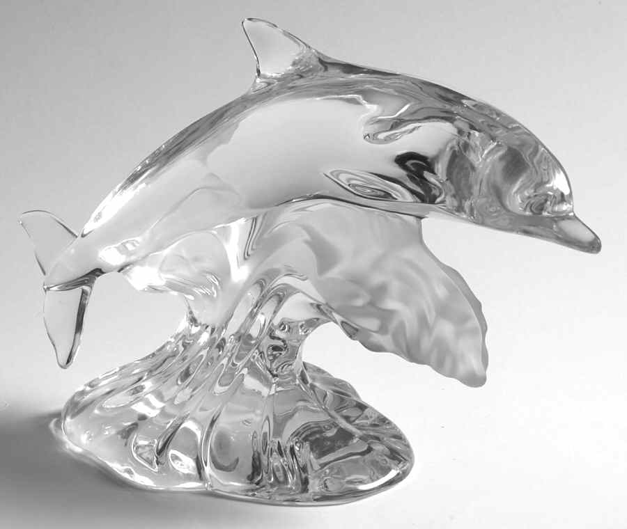 Crystal Animals Majestic Dolphin - No Box by Lenox-1