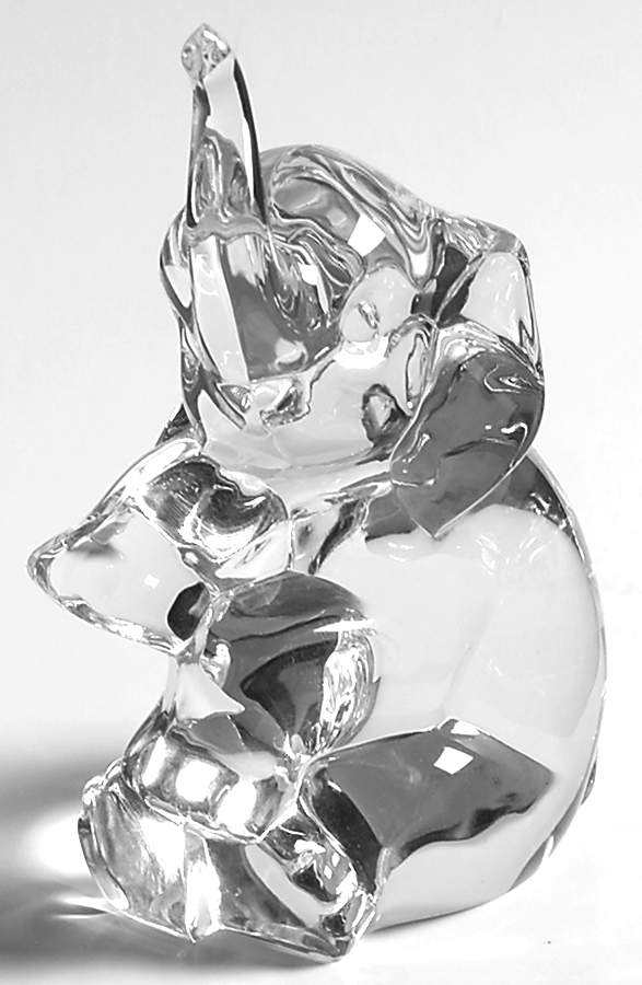 Crystal Animals Elephant-Bold Only - No Box 59a by Lenox-1