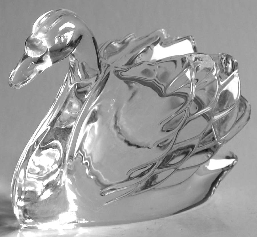 Crystal Animals Swan King Only - No Box 52a by Lenox-1