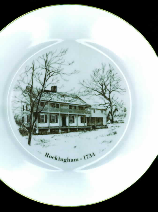 New Jersey Scenes Plates Rockingham-Circa 1734 - No Box by Lenox-1