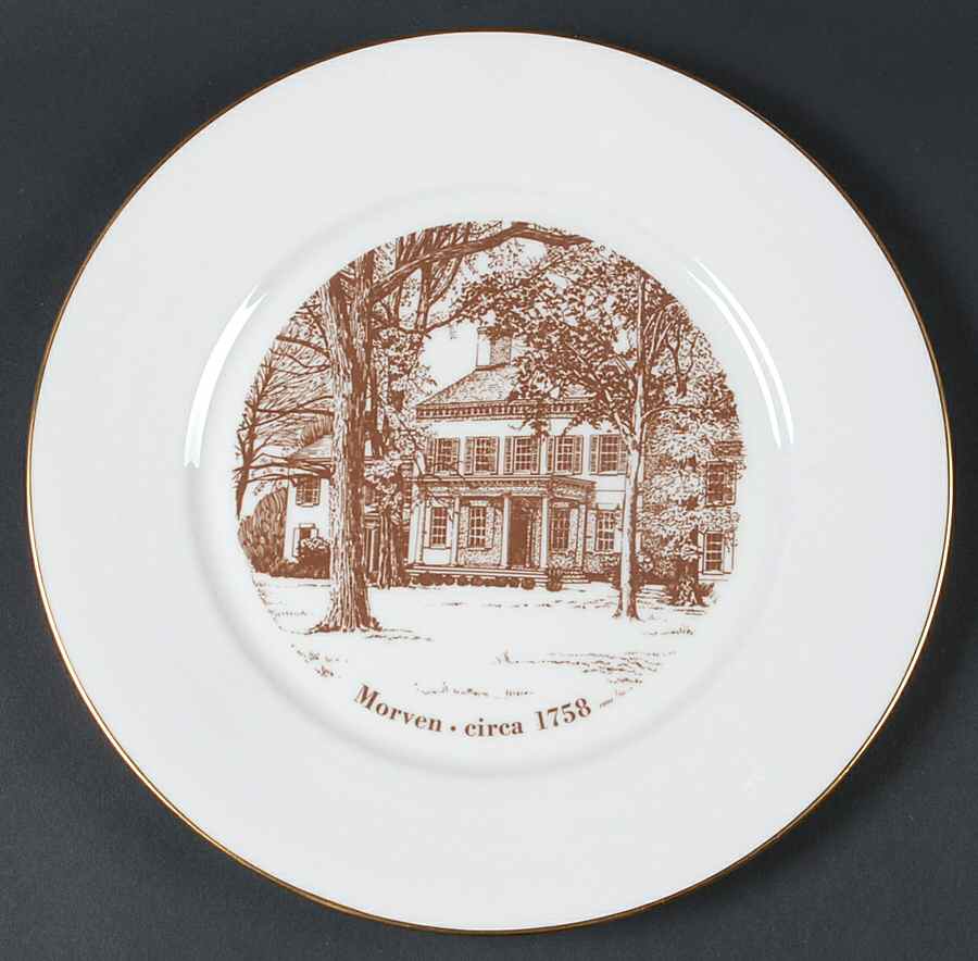 New Jersey Scenes Plates Morven-Circa 1758 - No Box by Lenox-1