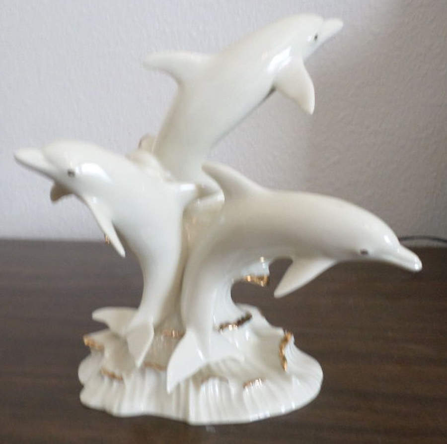 Classic Ivory Animals Dolphins Of Splendor - Boxed by Lenox-1