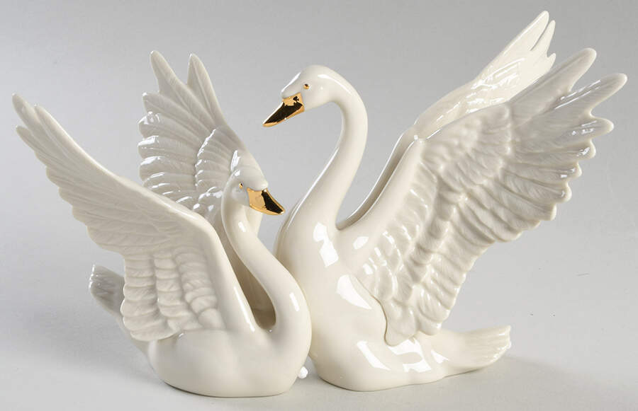 Classic Ivory Animals Dance Of The Swans - Boxed by Lenox-1