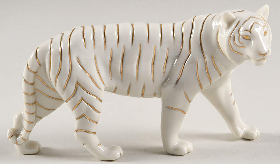 Classic Ivory Animals The Noble Tiger - Boxed by Lenox-1