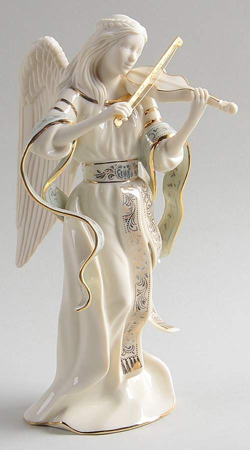Baroque Angel Figurines Baroque Angel With Viola - Boxed by Lenox-1