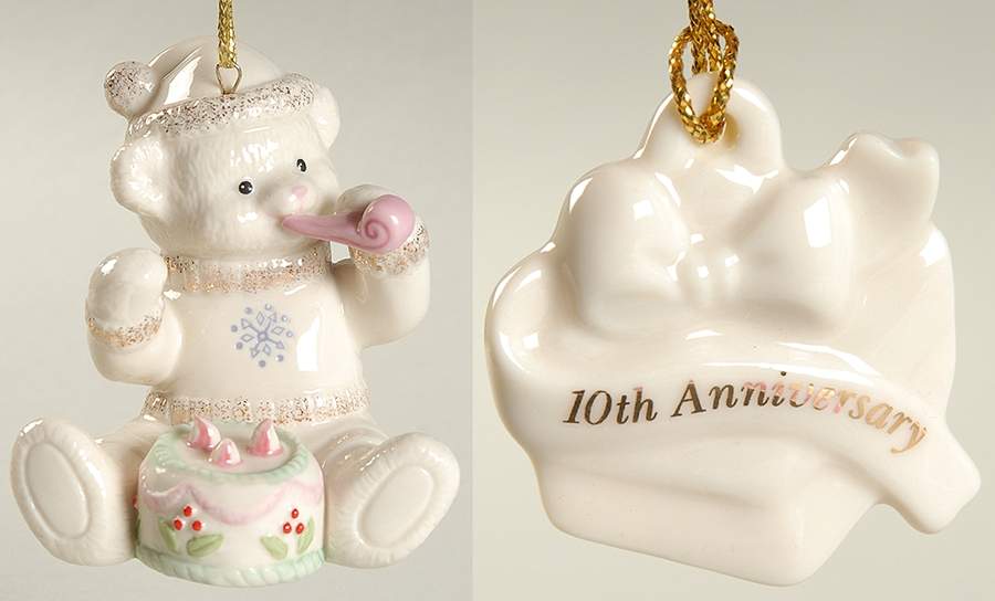 Annual Teddy Bear Teddy's Celebration-10th Anniversary - Boxed by Lenox-1