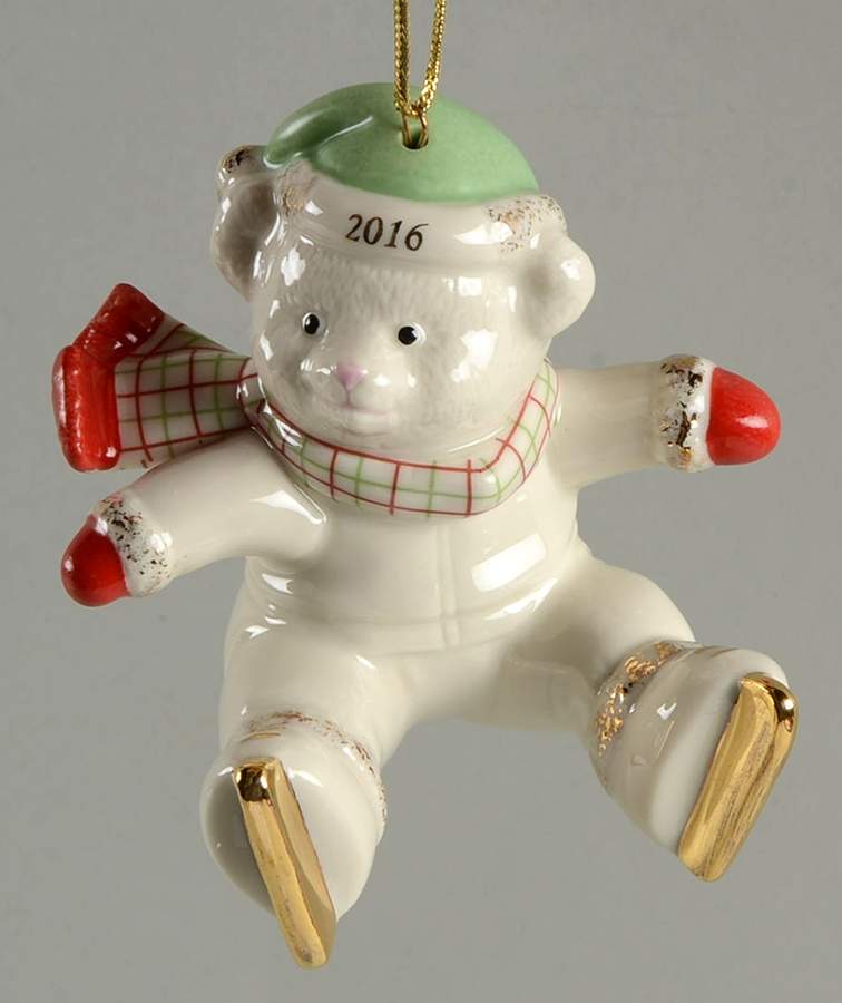 Annual Teddy Bear Slip N Slide Teddy - No Box by Lenox-1