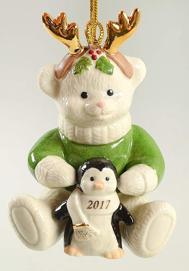 Annual Teddy Bear Teddy's Penguin Pal - Boxed by Lenox-1