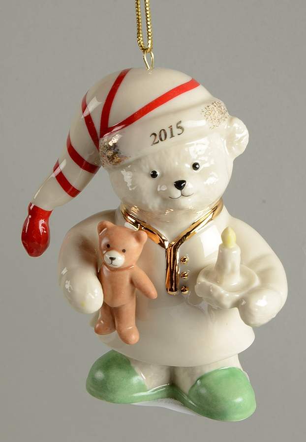 Annual Teddy Bear Teddy's Holiday Slumber - Boxed by Lenox-1