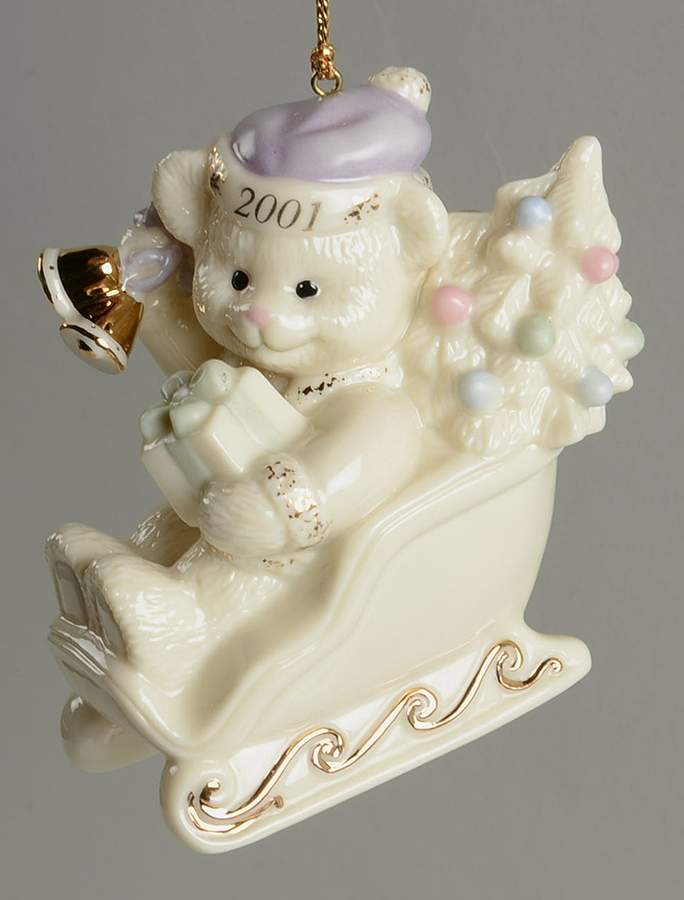 Annual Teddy Bear Teddy's Sleigh Ride - Boxed by Lenox-1
