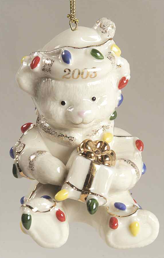 Annual Teddy Bear Teddy's Holiday Decorations - No Box by Lenox-1