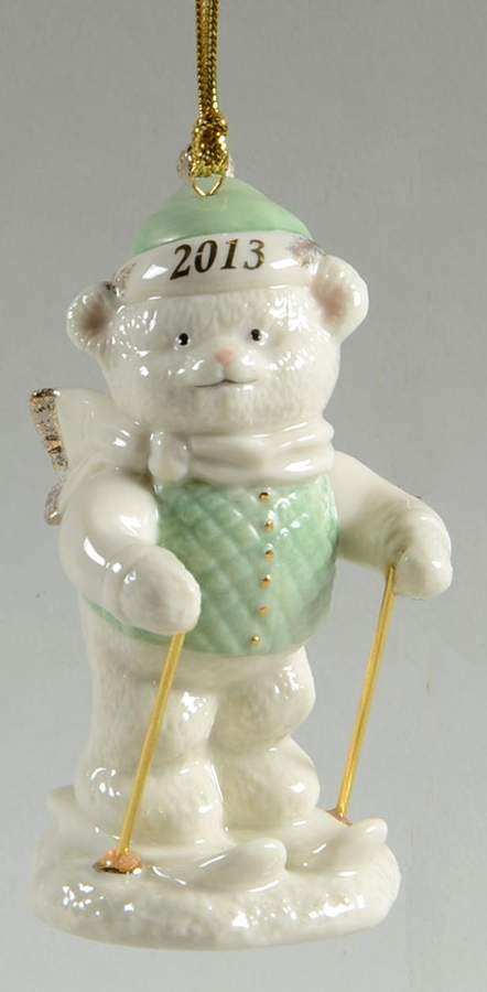Annual Teddy Bear Skiing With Teddy - With Box by Lenox-1