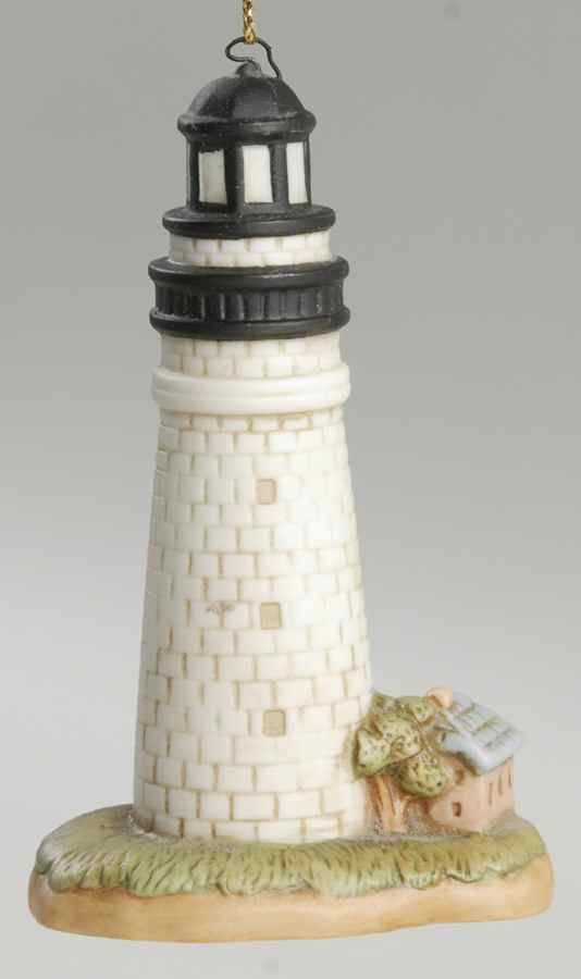 Porcelain Lighthouse Ornaments St. Simons, Ga - No Box by Lefton-1