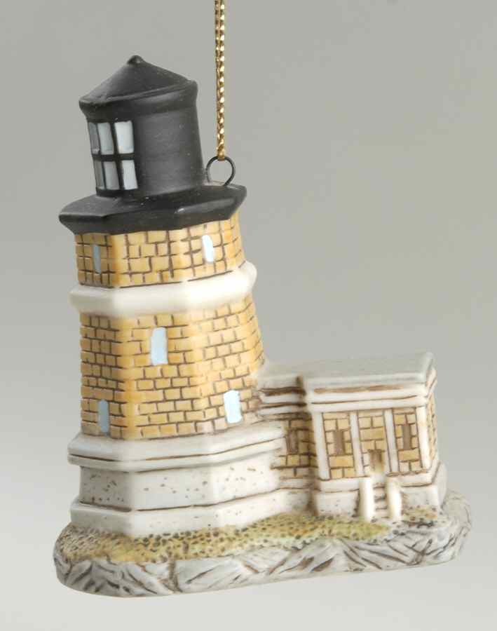 Porcelain Lighthouse Ornaments Split Rock, Mn - Boxed by Lefton-1