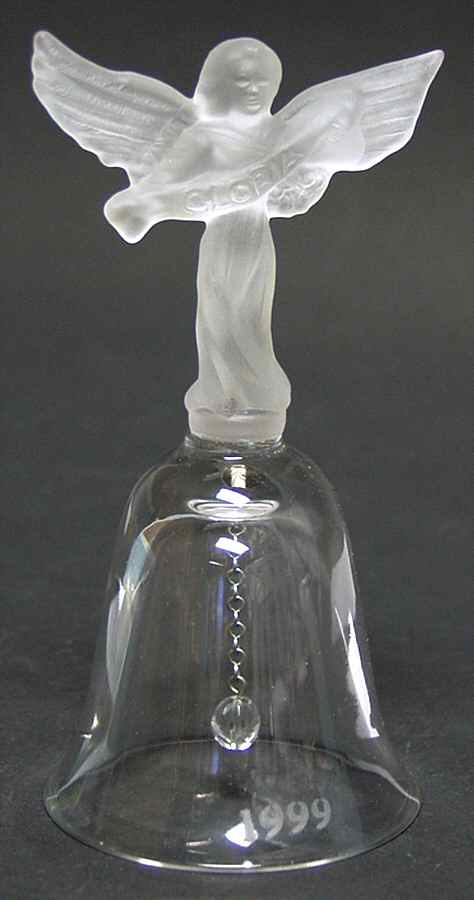 Annual Crystal Bell Ornament Angel - No Box by Lenox-1
