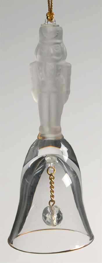 Annual Crystal Bell Ornament Nutcracker - No Box by Lenox-1