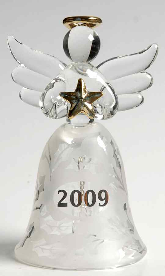 Annual Crystal Bell Ornament Angel - Boxed by Lenox-1