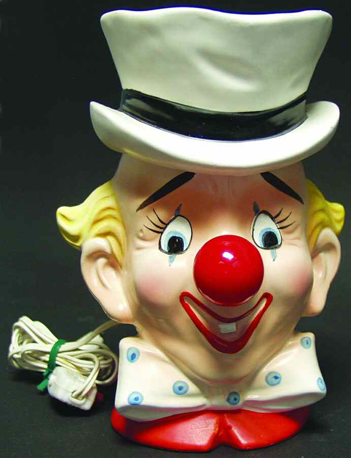 Lefton Head Vases Clown Light - No Box by Lefton-1