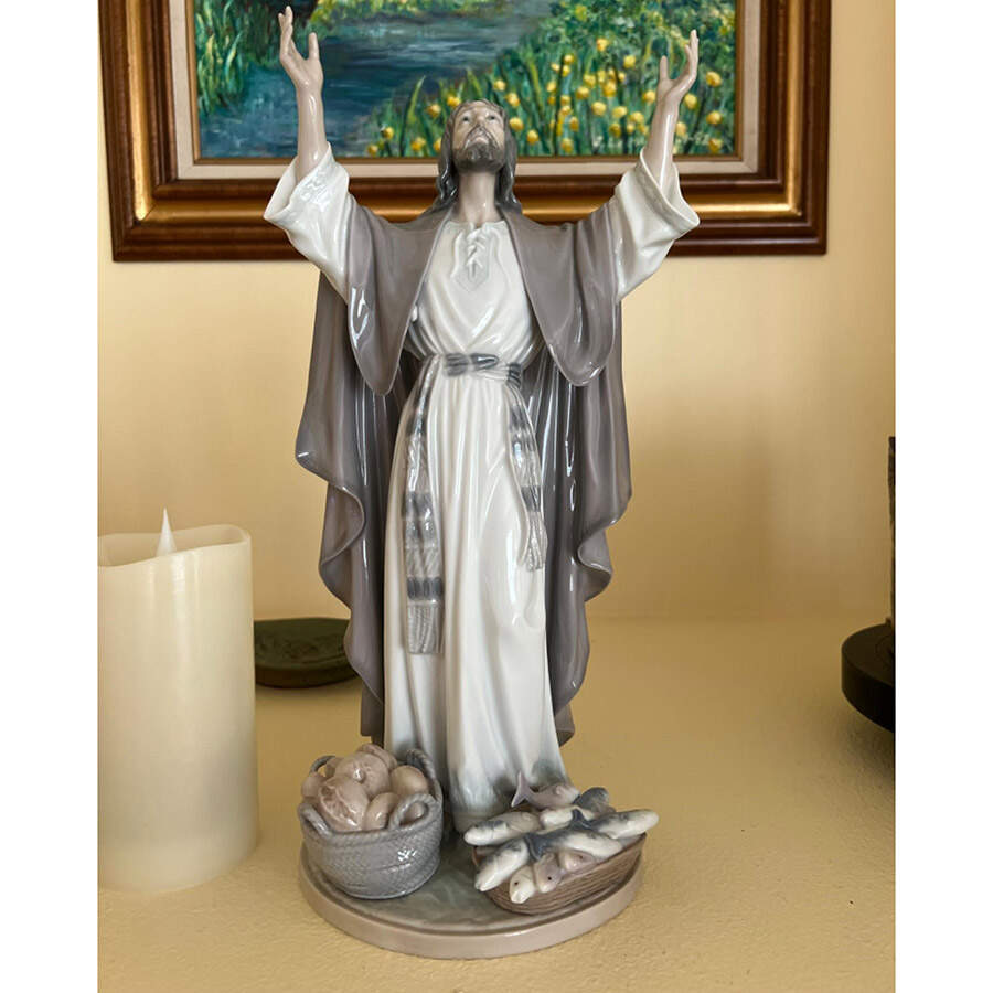 Religious and Nativity Loaves & Fishes - With Box 53 by Lladro-1