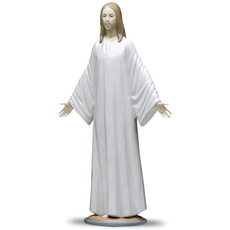 Religious and Nativity Jesus-Arms Out By Side - Boxed by Lladro-1