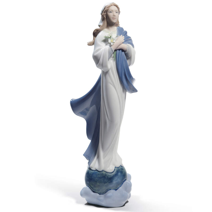 Religious and Nativity Blessed Virgin Mary - Boxed by Lladro-1