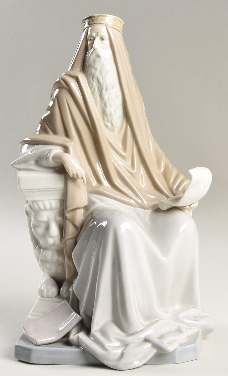 Religious and Nativity King Solomon - Boxed by Lladro-1