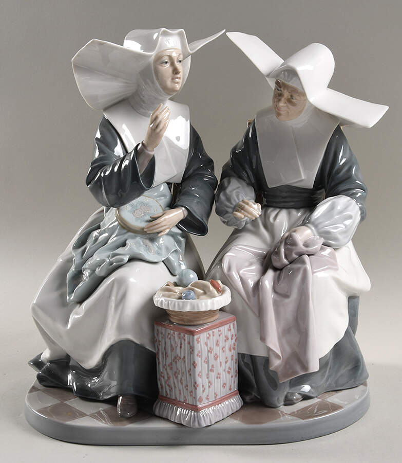 Religious and Nativity Sewing Circle - Boxed by Lladro-1