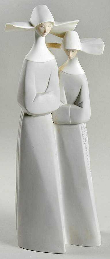 Nuns Nuns-Gray - No Box by Lladro-1