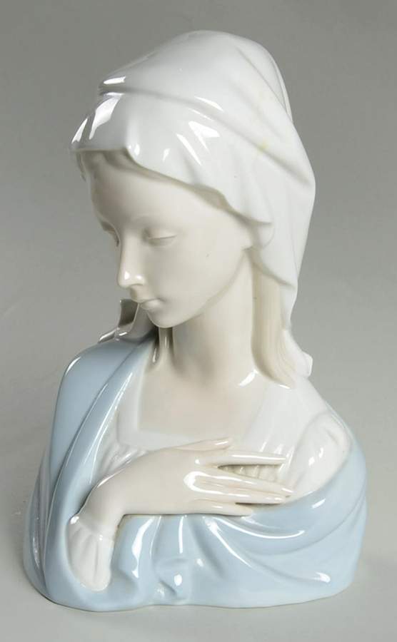 Religious and Nativity Madonna Head - Boxed by Lladro-1