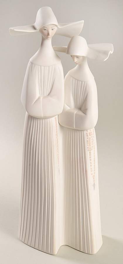 Nuns Nuns-Ribbed - No Box by Lladro-1