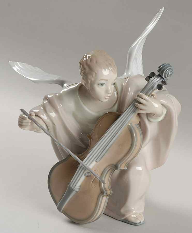 Religious and Nativity Heavenly Cellist - Boxed by Lladro-1