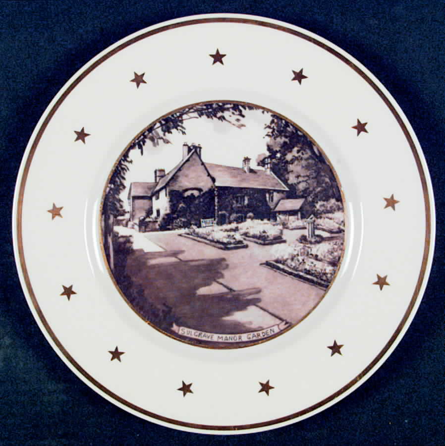 Colonial Dames of America Sulgrave Manor Garden - No Box by Lenox-1