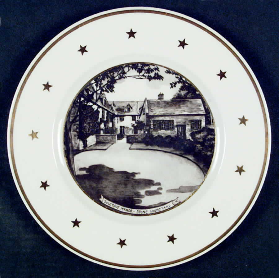 Colonial Dames of America Sulgrave Manor - Stone Court Yard - No Box by Lenox-1