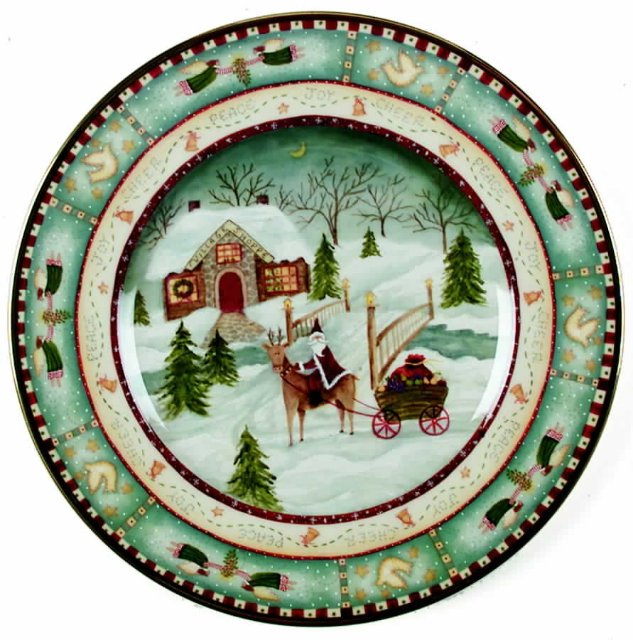 An American Quilt Santa's Travels - Boxed by Lenox-1