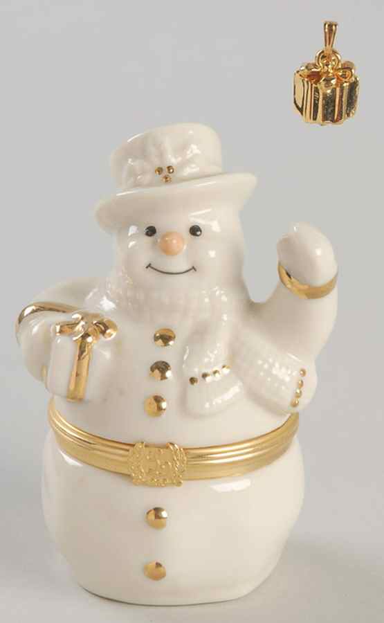 Lenox Treasures Snowman Box The Spirit Of The Season  - No Box by Lenox-1