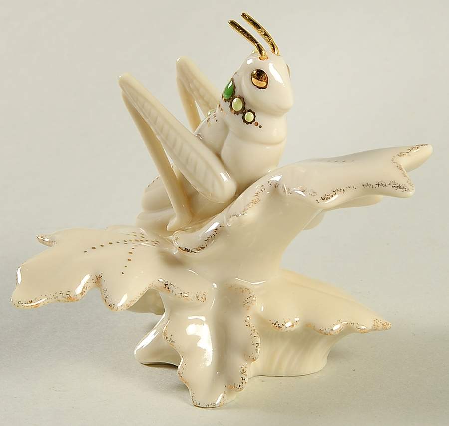 Secret Garden-Miniature Figures Grasshopper - Boxed by Lenox-1