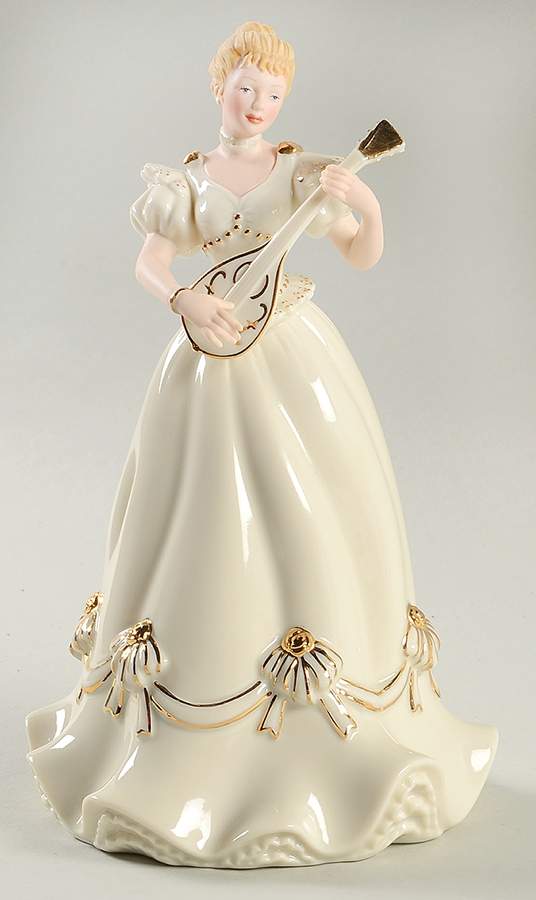 Classic Ivory Christmas Figurines Mandolin Memories - Boxed by Lenox-1