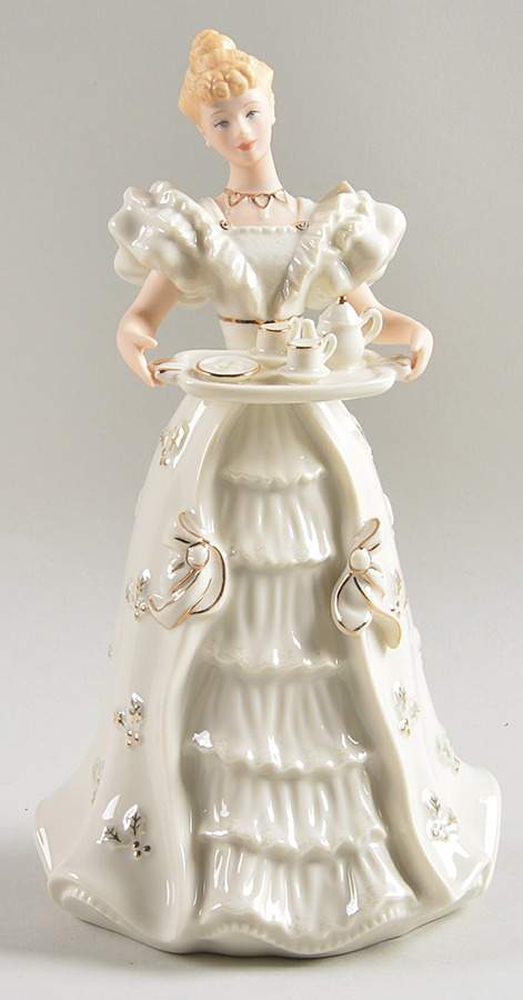 Classic Ivory Christmas Figurines A Christmas Tea - Boxed by Lenox-1