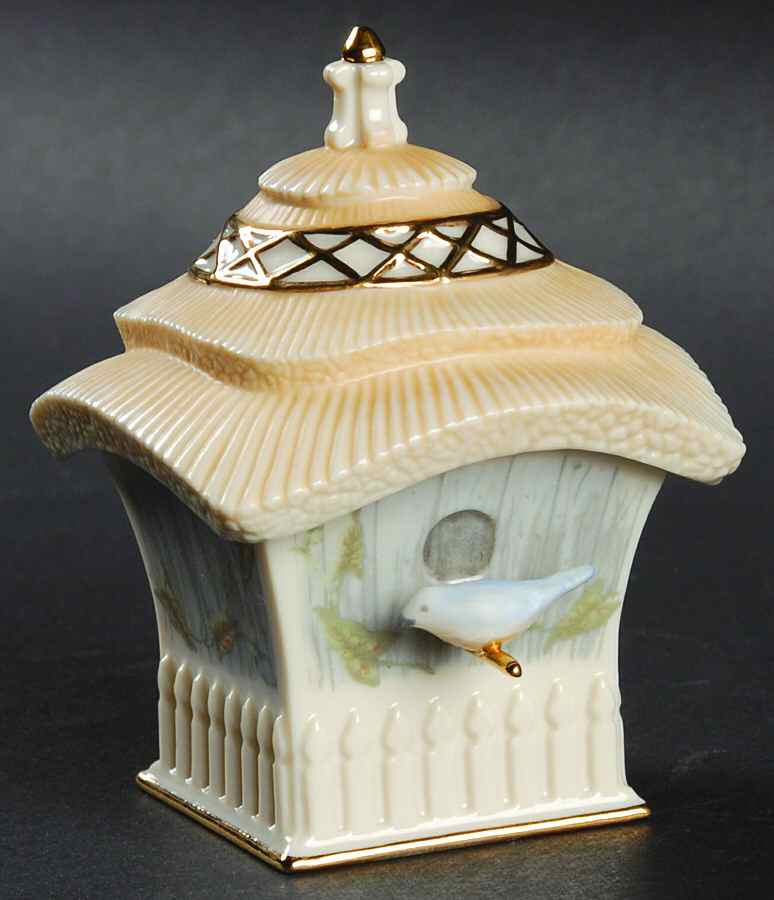 Secret Garden-Miniature Boxes Birdhouse Box - Boxed by Lenox-1